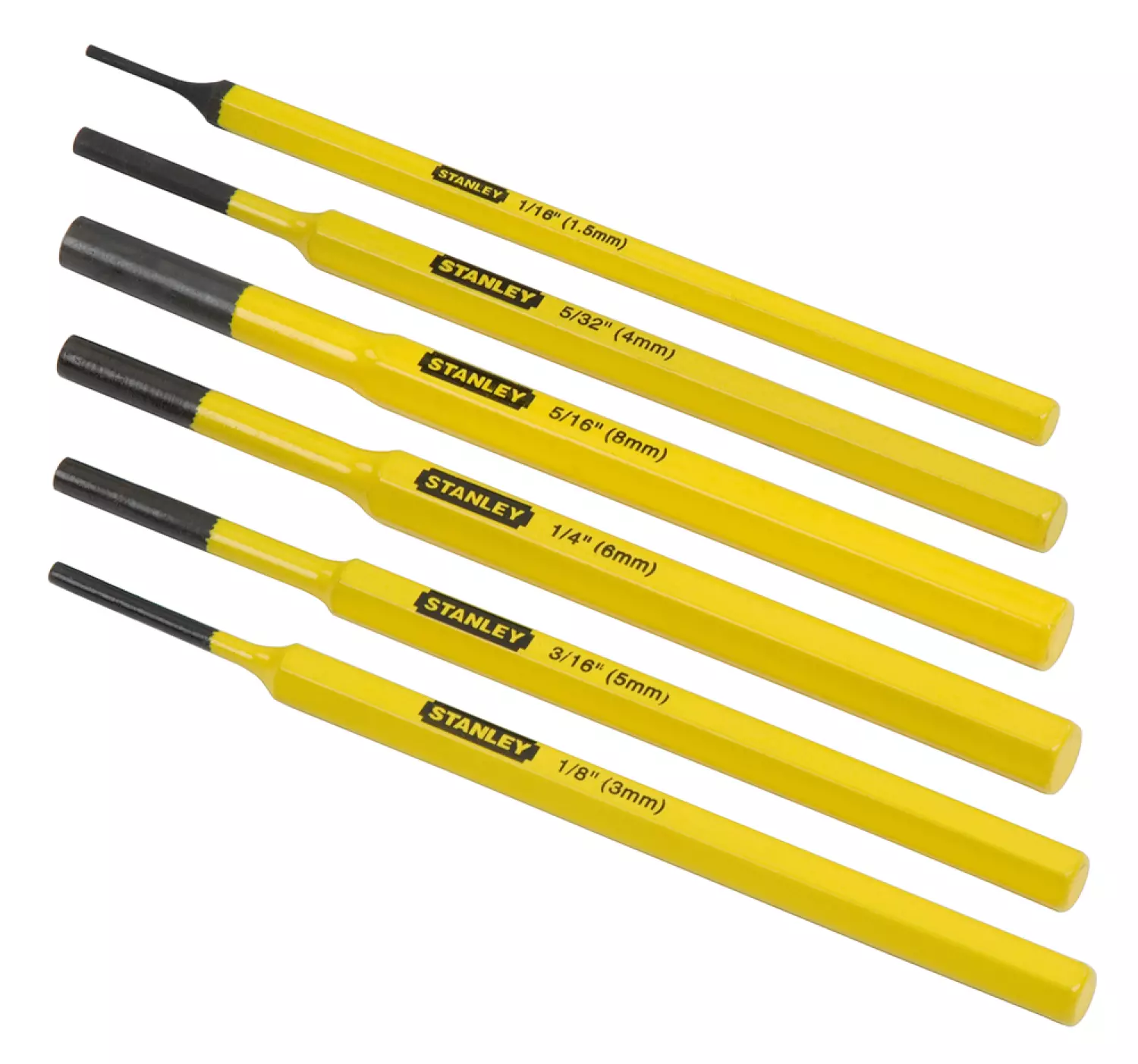 Stanley 4-18-226 6 Delige drevel centerpunten set
