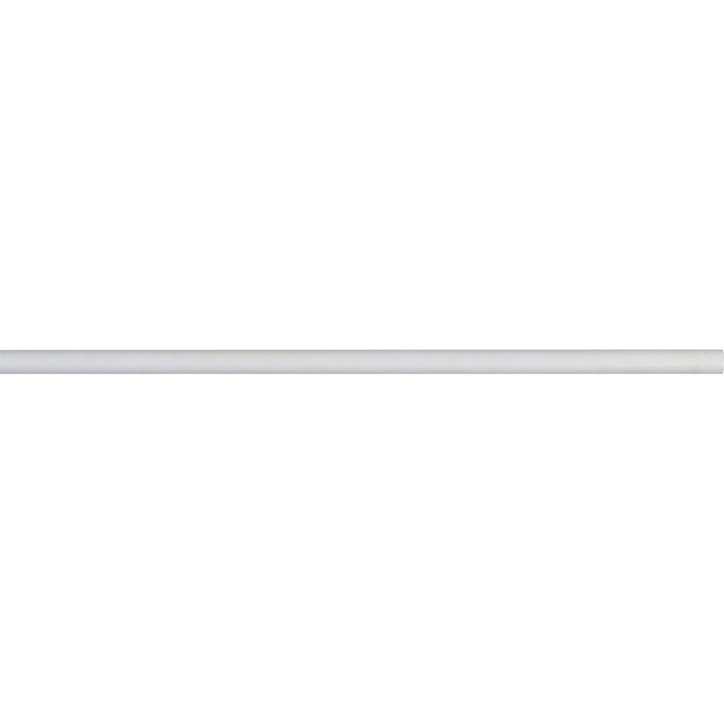 Tringle à rideau fer forgé blanc mat D 20mm 150cm