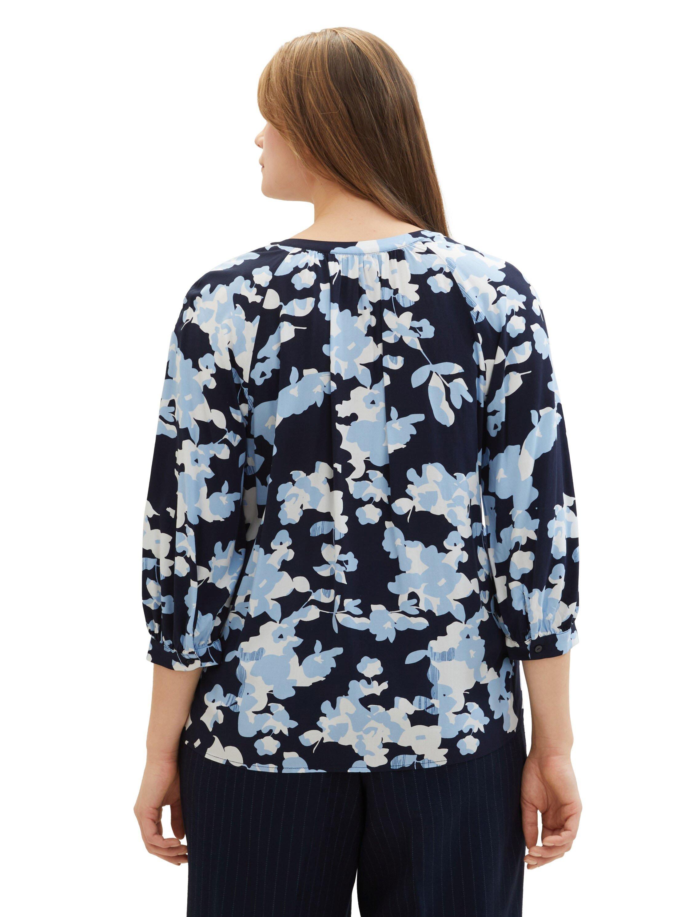 Tunika mit Blumenprint und 3/4-Arm