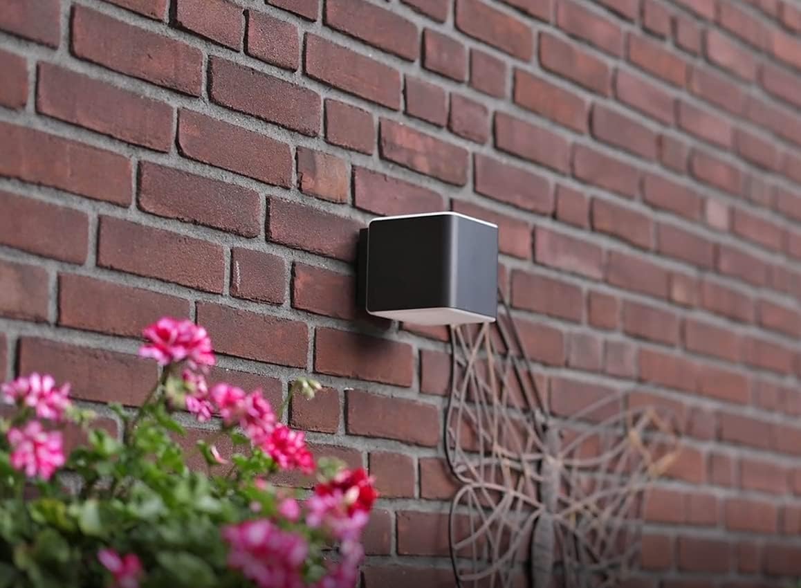 Steinel LED Außenleuchte L 840 SC Connect, smarte Wandleuchte außen, Bewegungsmelder, Softlichtstart, App Steuerung, Zeitschaltuhr, 3000 K, Anthrazit