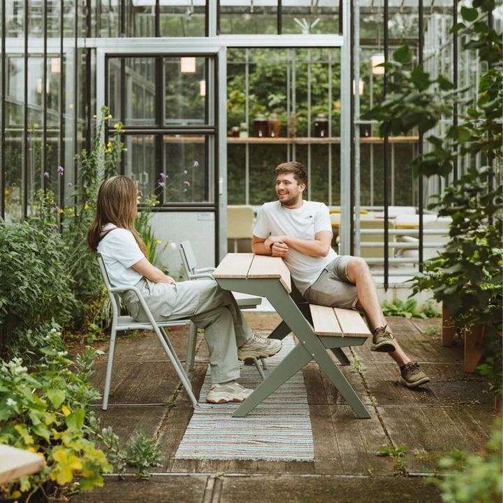 Weltevree - Tablebench Outdoor, pastellblau