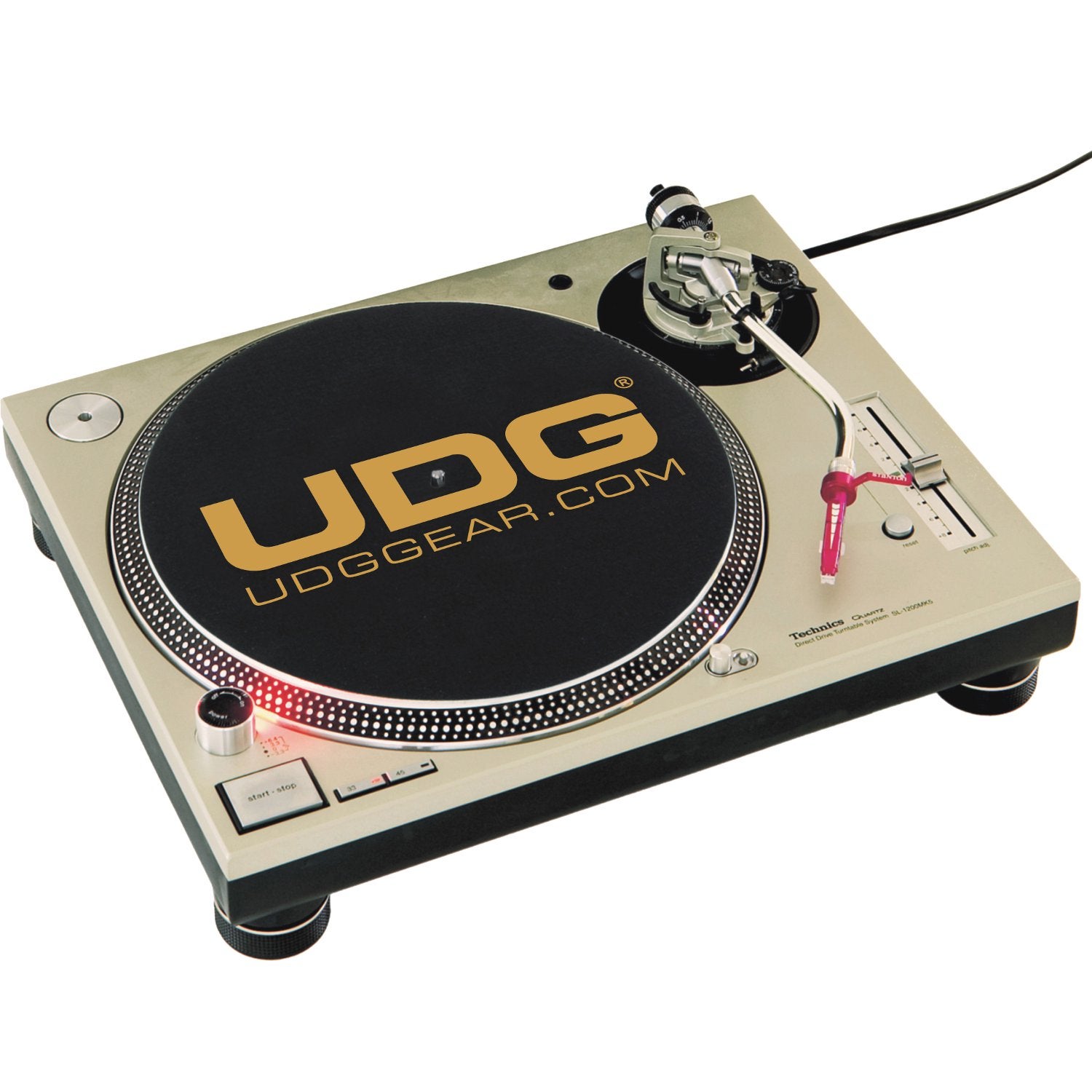 UDG Ultimate Slipmat Set Black/Gold (paar)