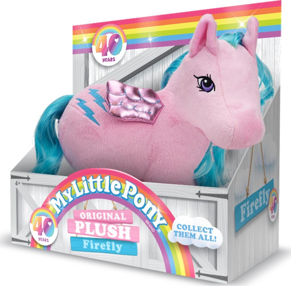 My Little Pony Bamse - 40Th Anniversary - Retro - Firefly - 21 CM