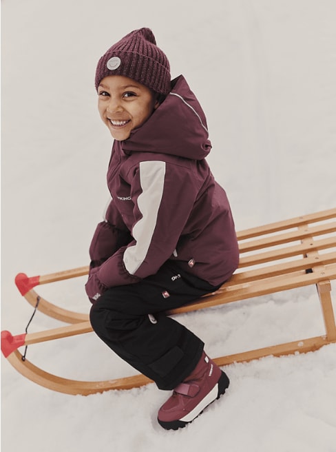 Viking Kids Play Winter Jacket Thermal<br>Slitesterk, vanntett, vintett og isolert vinterjakke!