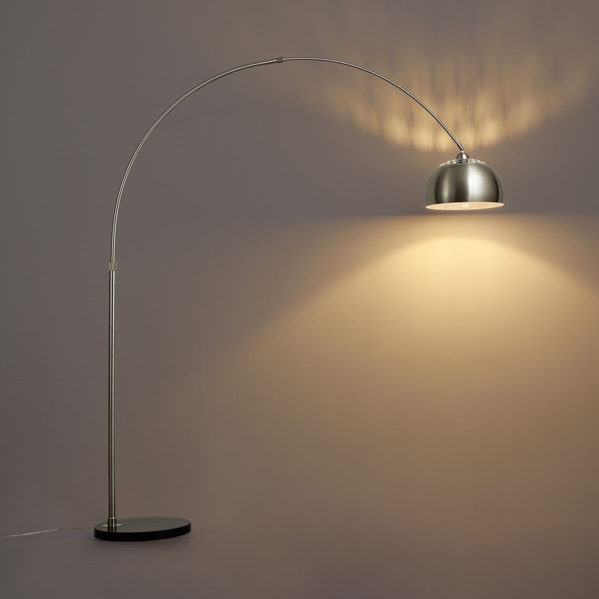Moderne booglamp staal verstelbaar - Grande