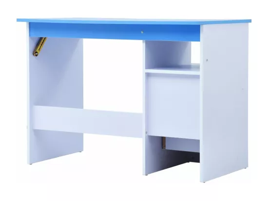 Bureau pour enfants Inclinable Bleu et blanc