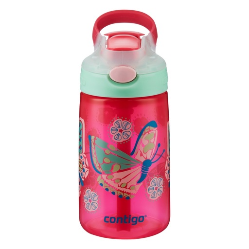 Botella Para Niños Gizmo Flip Sparkles White Butterfly 420 Ml
