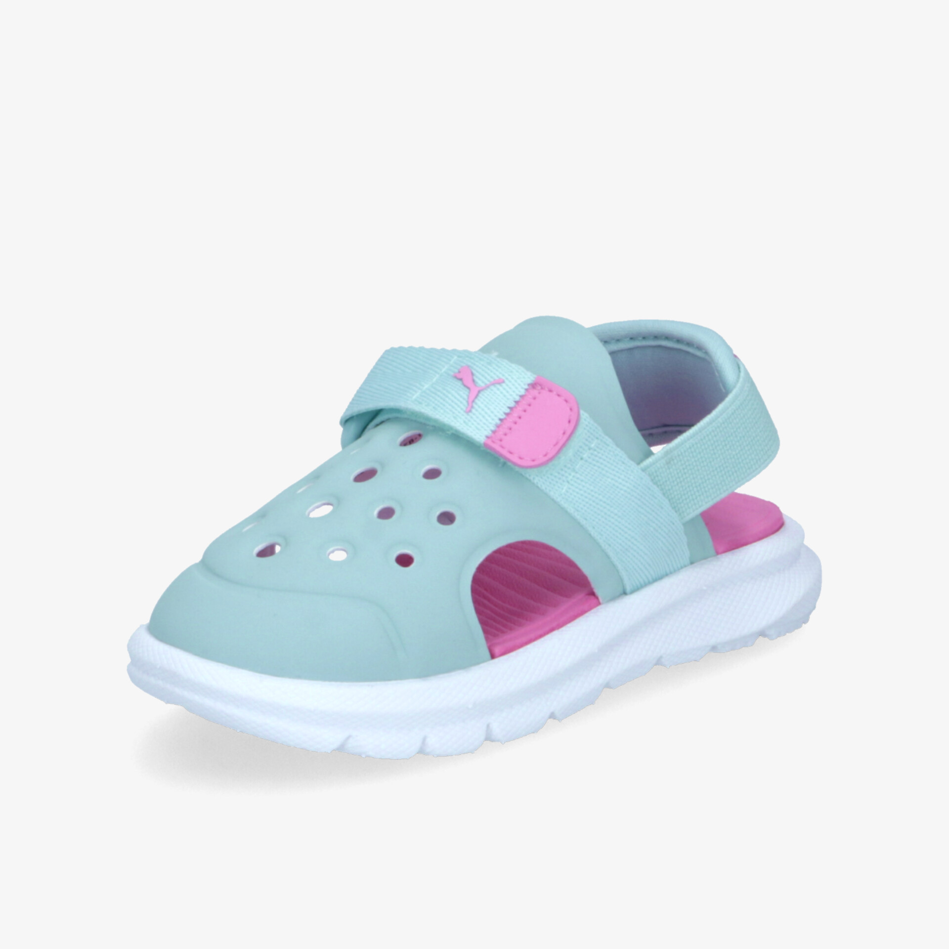 PUMA Evolve Kinder Sandalen grau