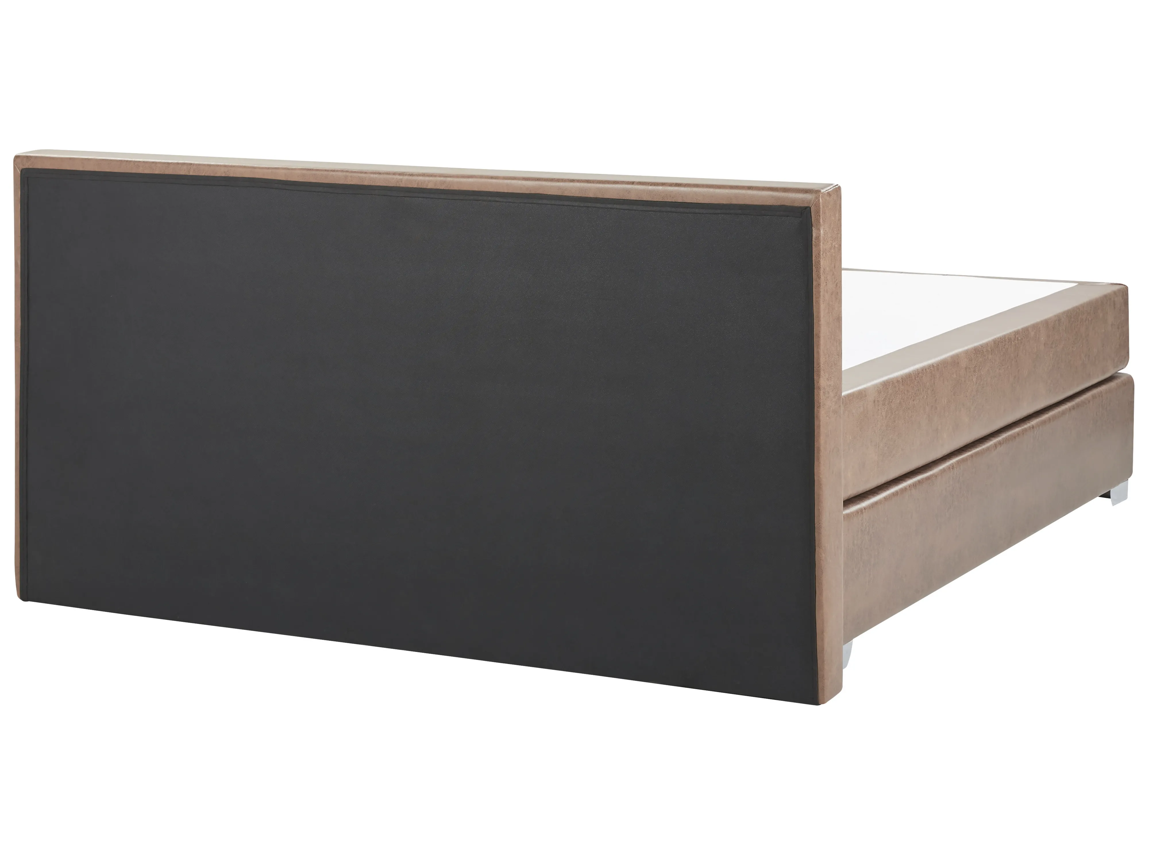 Boxspring Kunstleer PRESIDENT 180 x 200 cm Bruin