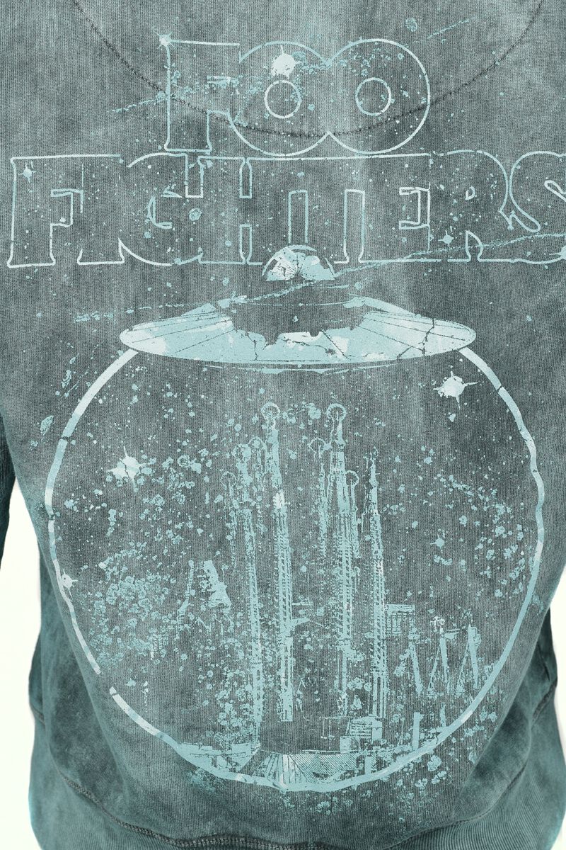 Logo Space Blue | Foo Fighters Sweat-shirt zippé à capuche