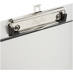 Porte-bloc pour documents, aluminium, ouverture