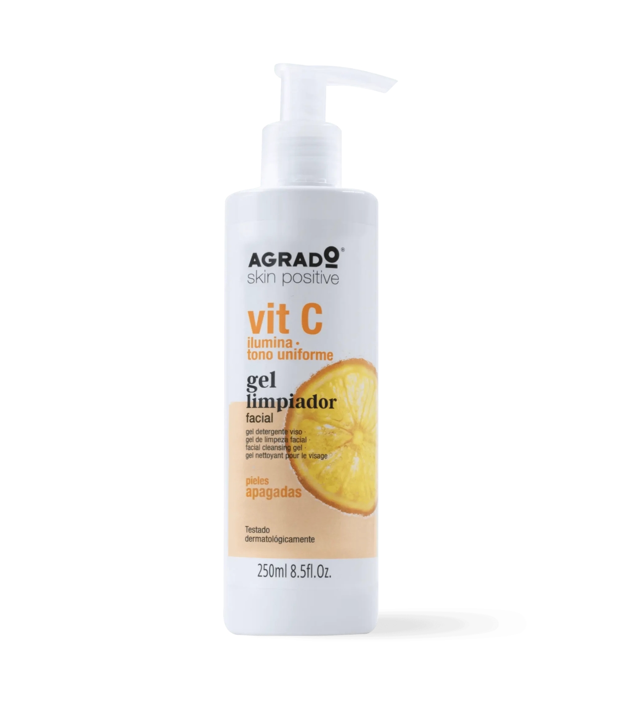 Agrado  - Gel de Limpeza Facial com Vitamina C - Pele Opaca