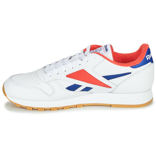 Reebok Classic - CL LEATHER MARK - Gris / Blanc / Rouge