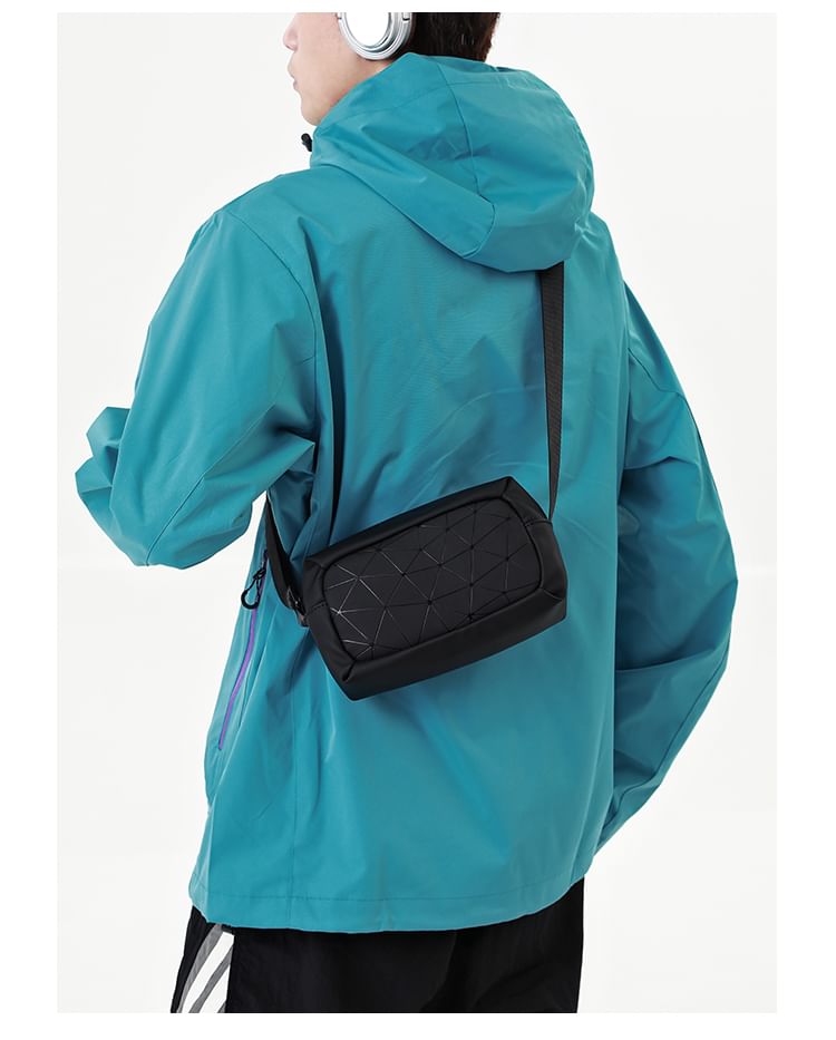 SUNMAN - Crossbodytas met geometrisch patroon