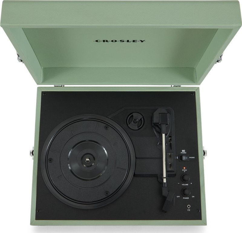 Crosley Voyager CR8017B-SA - Platenspeler - Bluetooth in/uit - Groen