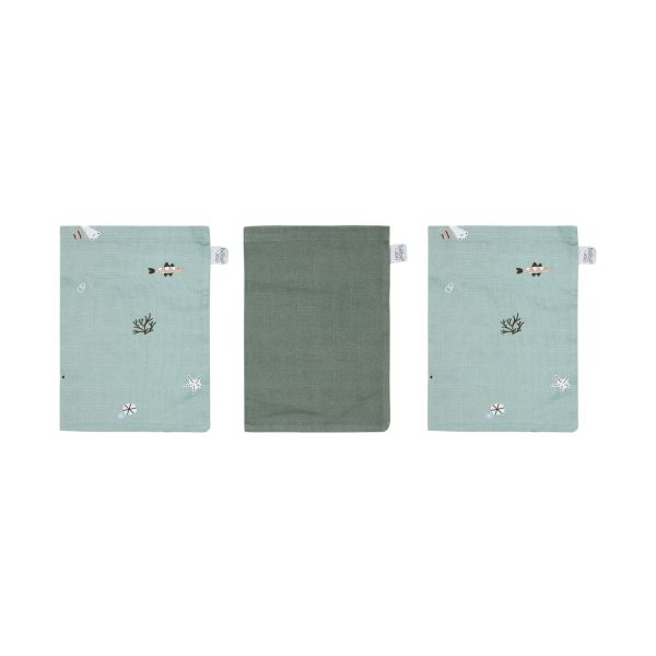 Bebe-Jou Ocean Vibes Hydrofiel Washand - 3 Stuks
