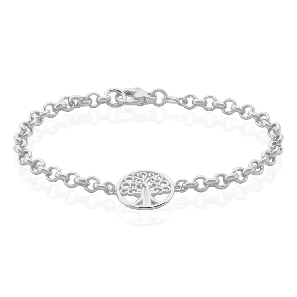 Bracelet Lao Argent Blanc