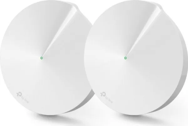 TP-Link Deco M9 Plus - Wi-Fi-system (2 routere) - op til 4500 sq.ft - mesh - GigE, ZigBee - 802.11a/b/g/n/ac, Bluetooth 4.2, ZigBee Home Automation 1.2 - Tri-Band