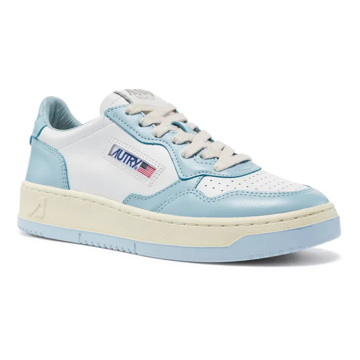Autry Baskets Medalist Low Bicolore | Bleu Clair