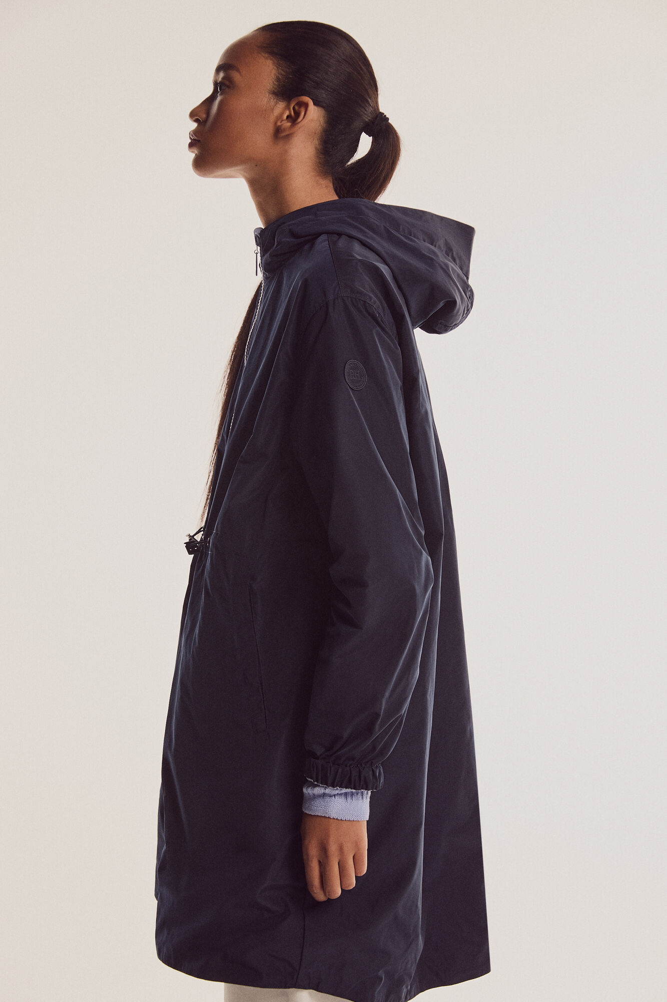 Parka reversível com memória - Azul