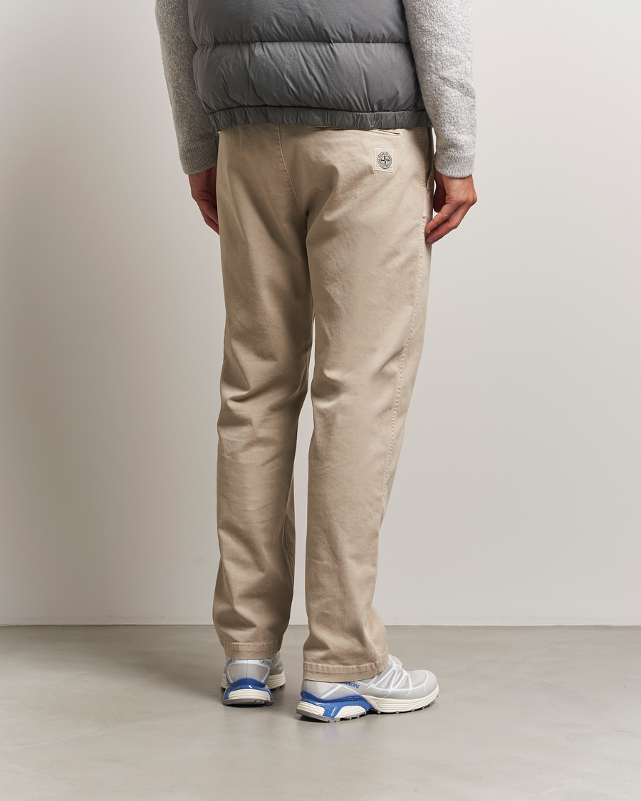 Stone Island Cotton Twill Stretch Chino Desert