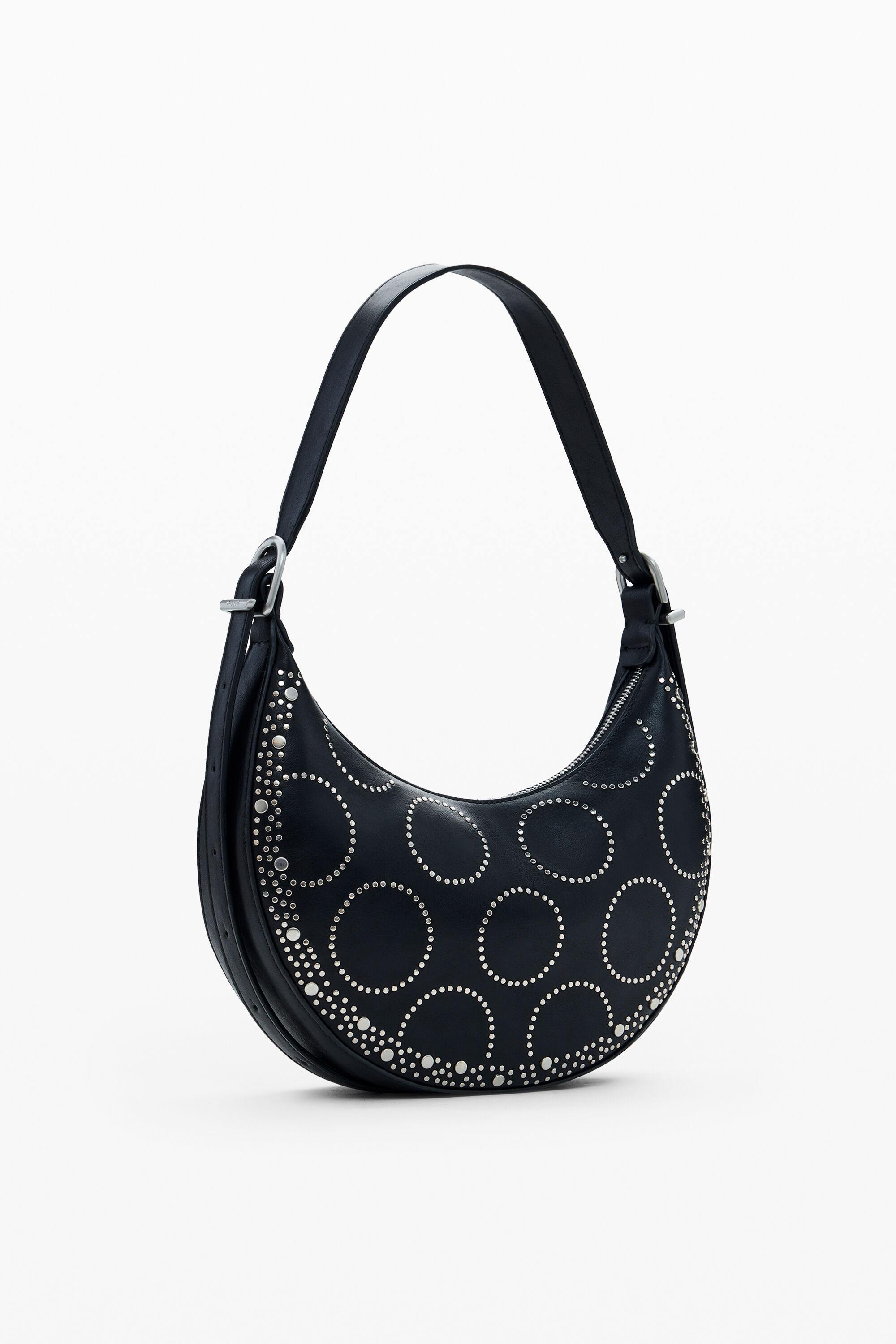 Bolsa oval com tachas S