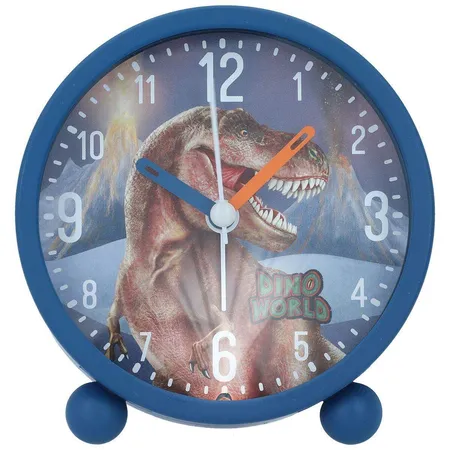 Depesche Dino World Wecker blau
