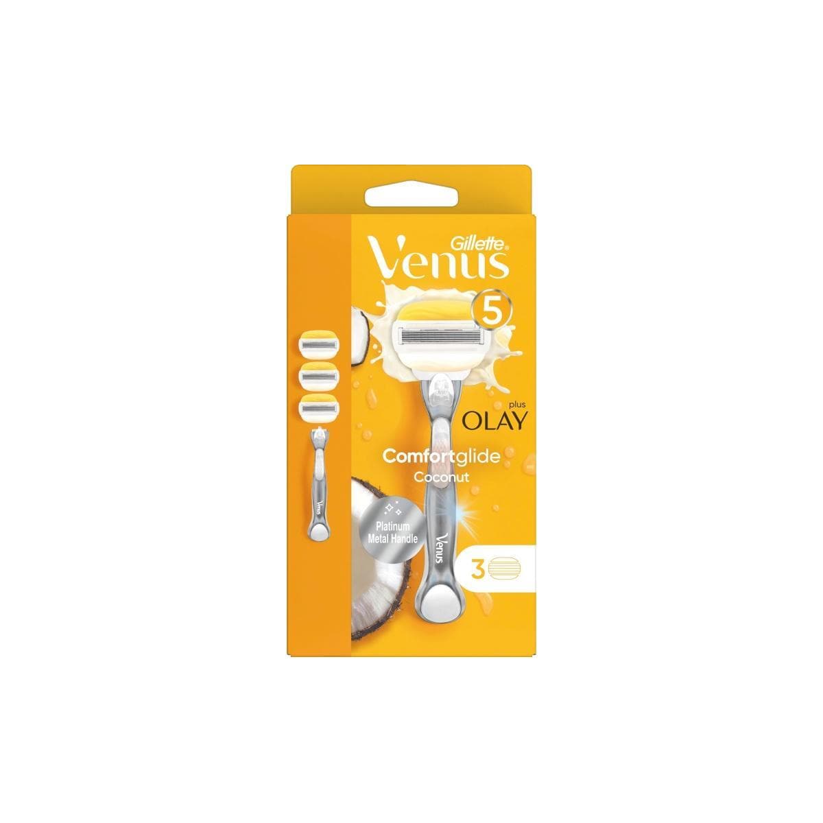 Gillette Venus Rakhyvel Comfortglide Coconut Olay 3st