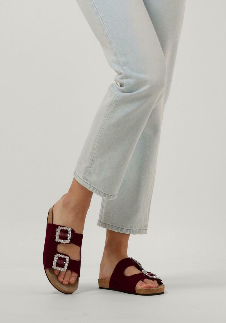 paarse elena iachi slippers s63