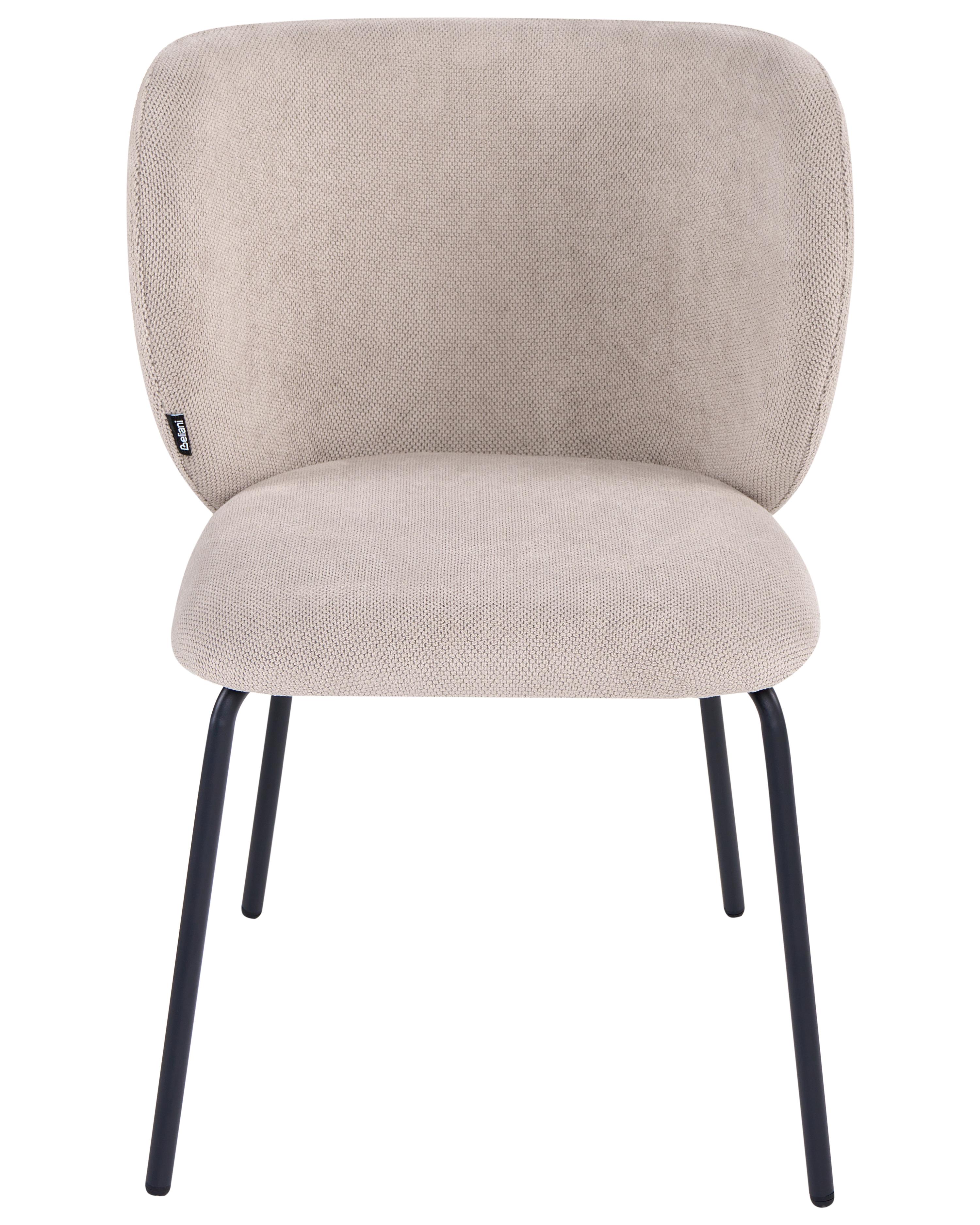Set van 2 eetkamerstoelen CALERA Stof Taupe