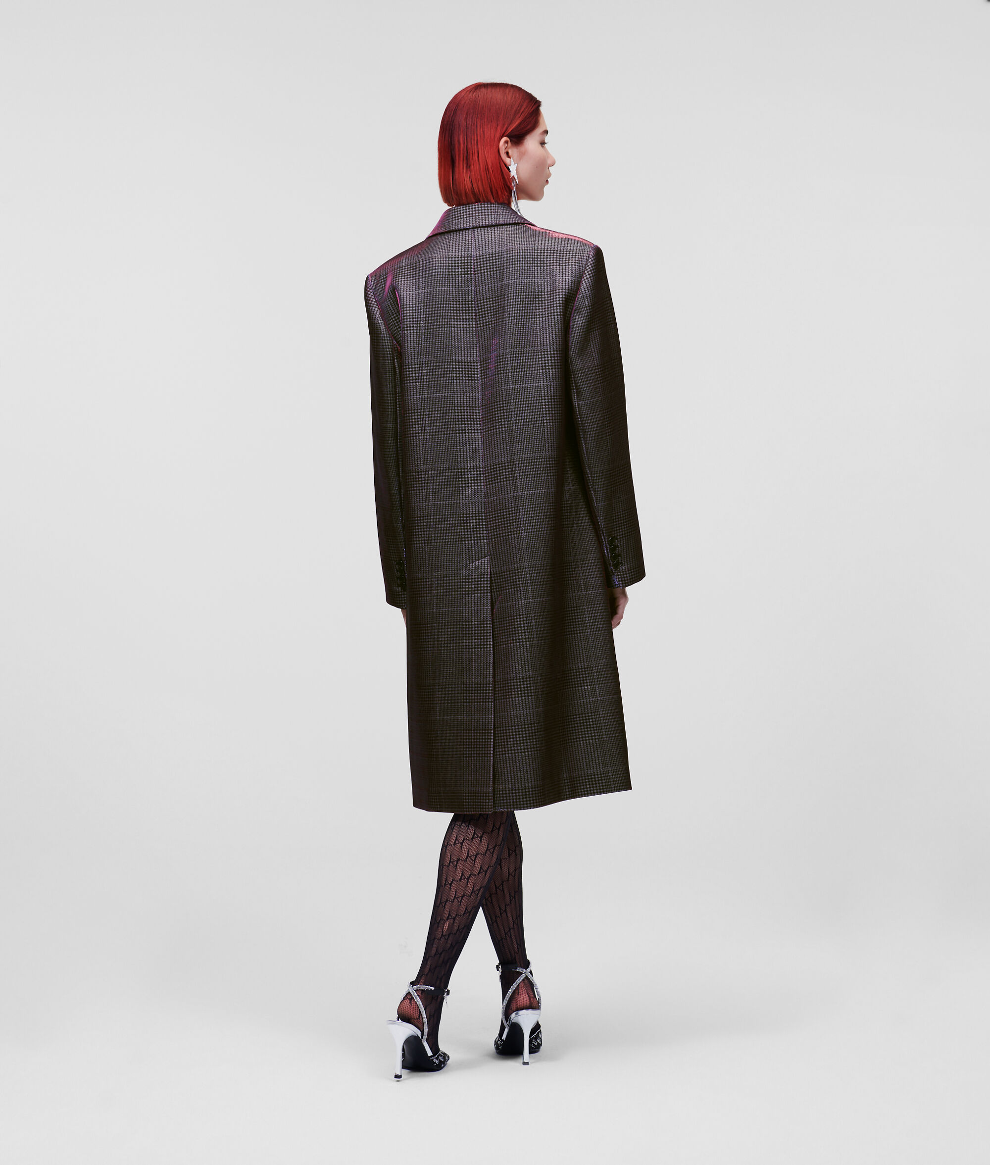 MANTEAU STYLÉ AUX REFLETS IRISÉS