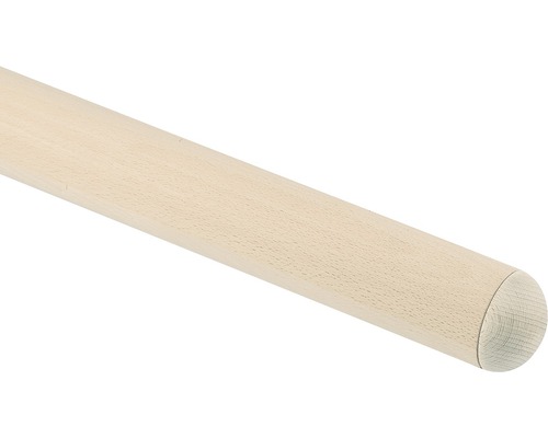 Pertura beukenhouten leuning, rond, L: 3000 mm, Ø 52 mm