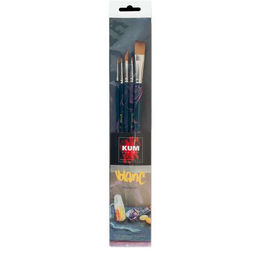 KUM® VOLANE Pinselset für Öl- & Acrylfarben, 5-teilig