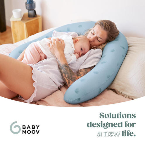 Coussin de grossesse B.LOVE Wind Bleu - BABYMOOV