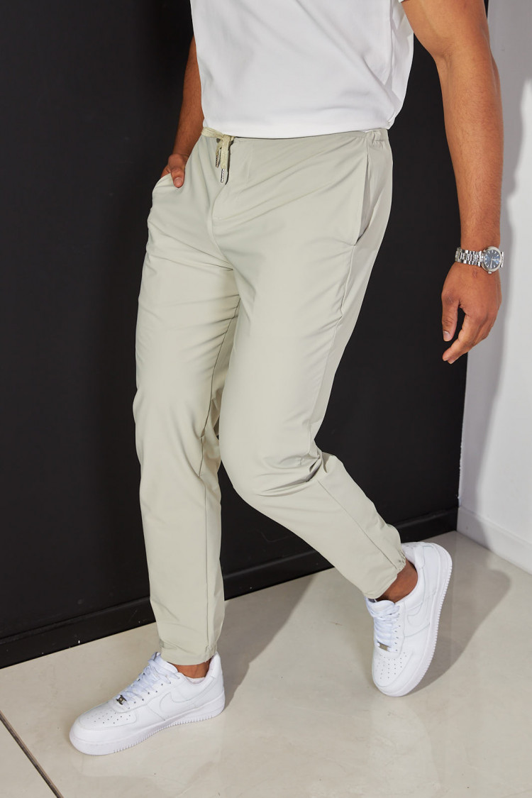 Jogging en toile vert
