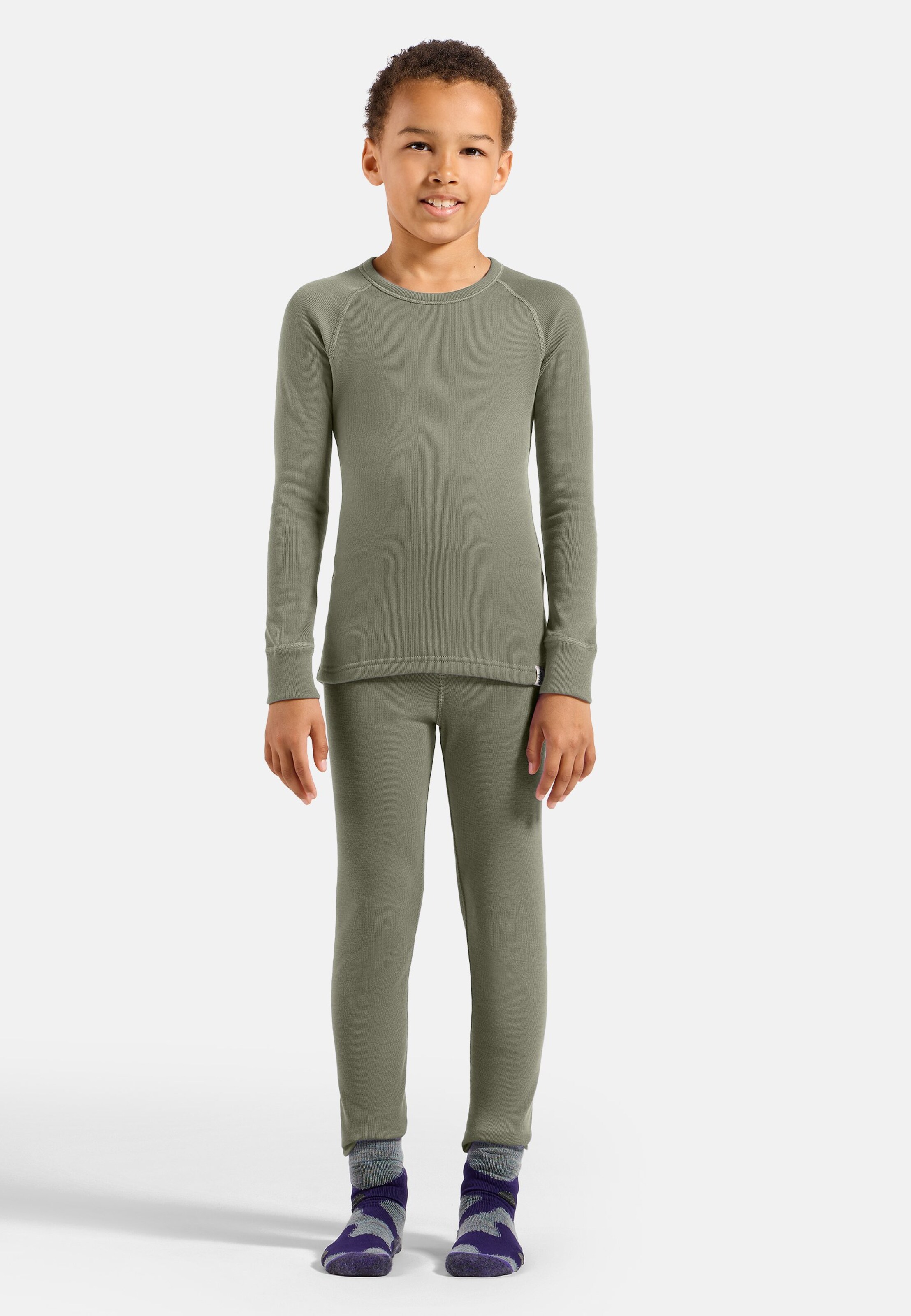 Active Warm Kids Base Layer Oberteil in shadow