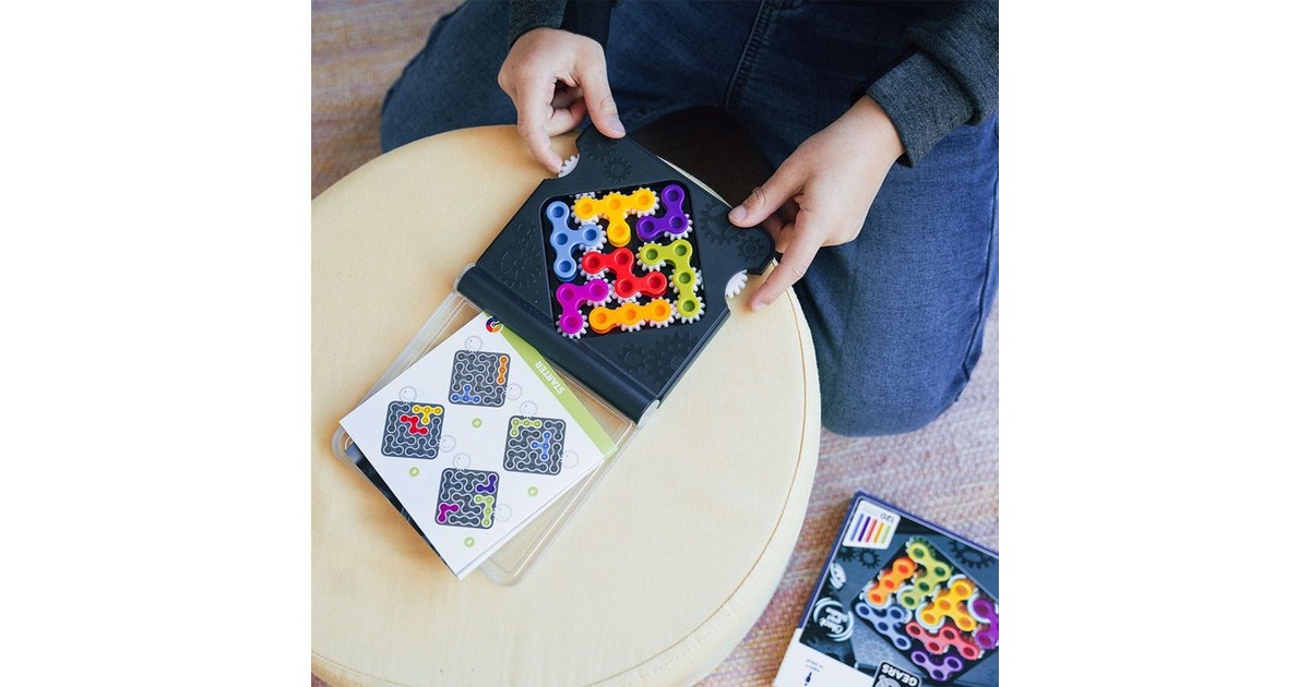 SmartGamesIQ Gears Denkspel  (Nederlands, 1 speler, Vanaf 7 jaar, 120 opdrachten)