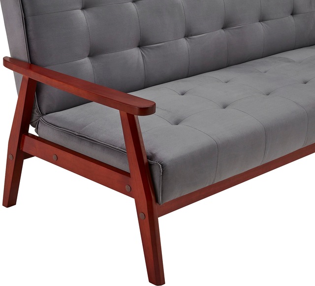 SalesFever Schlafsofa »Skagen 3-Sitzer Sofa« Holzgestell Sofa: Entspannung und Schlaf auf 190cm Breite