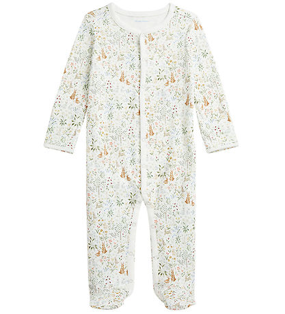 Polo Ralph Lauren Strampler - Weiß m. Blumen/Hasen