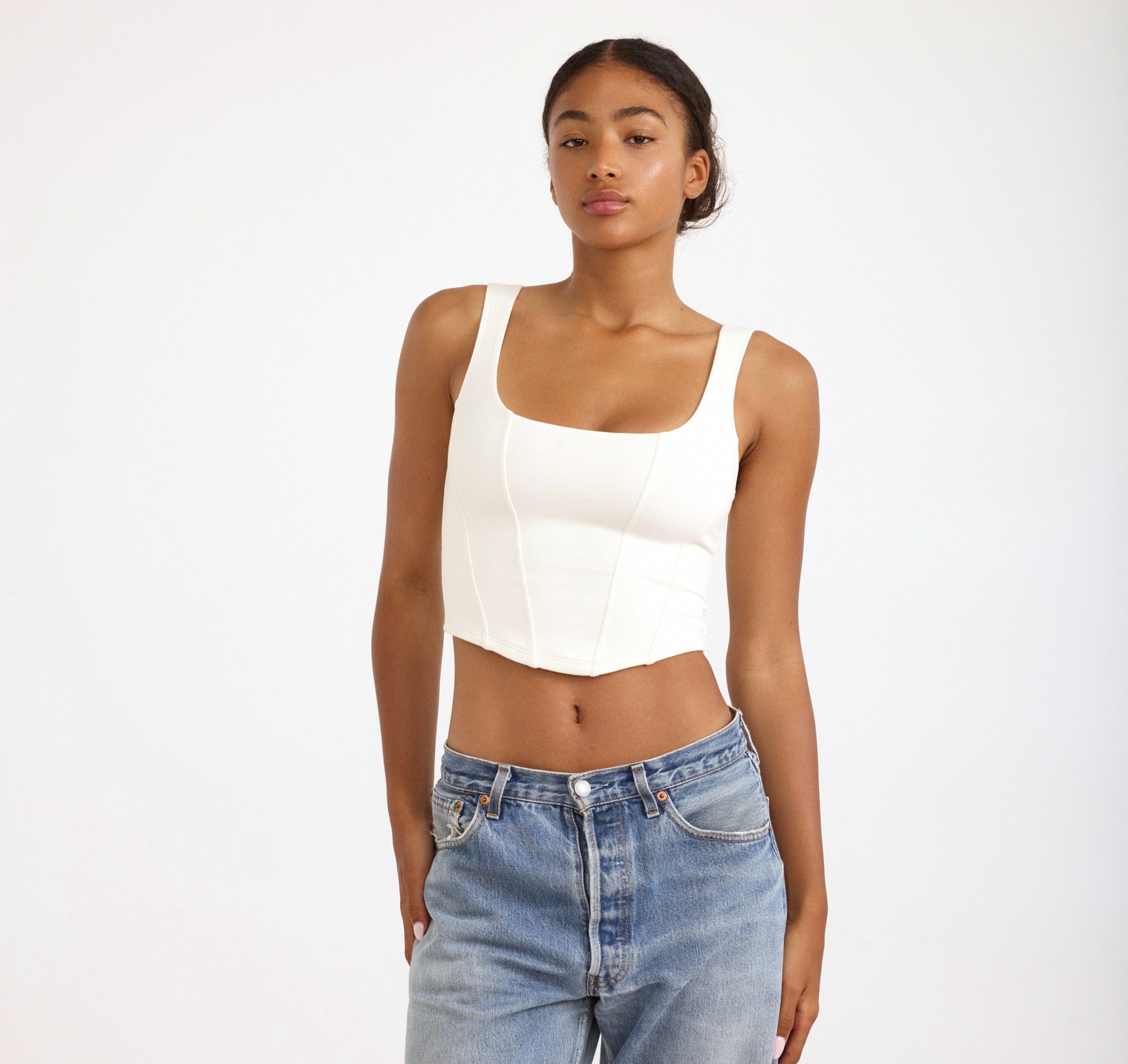 COTTON<br>Flex Corset Top