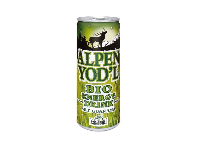 Holderhof Energy Drink Bio Alpen Yod'l 12 x 250 ml Biologisch zertifiziertes Energiegetränk