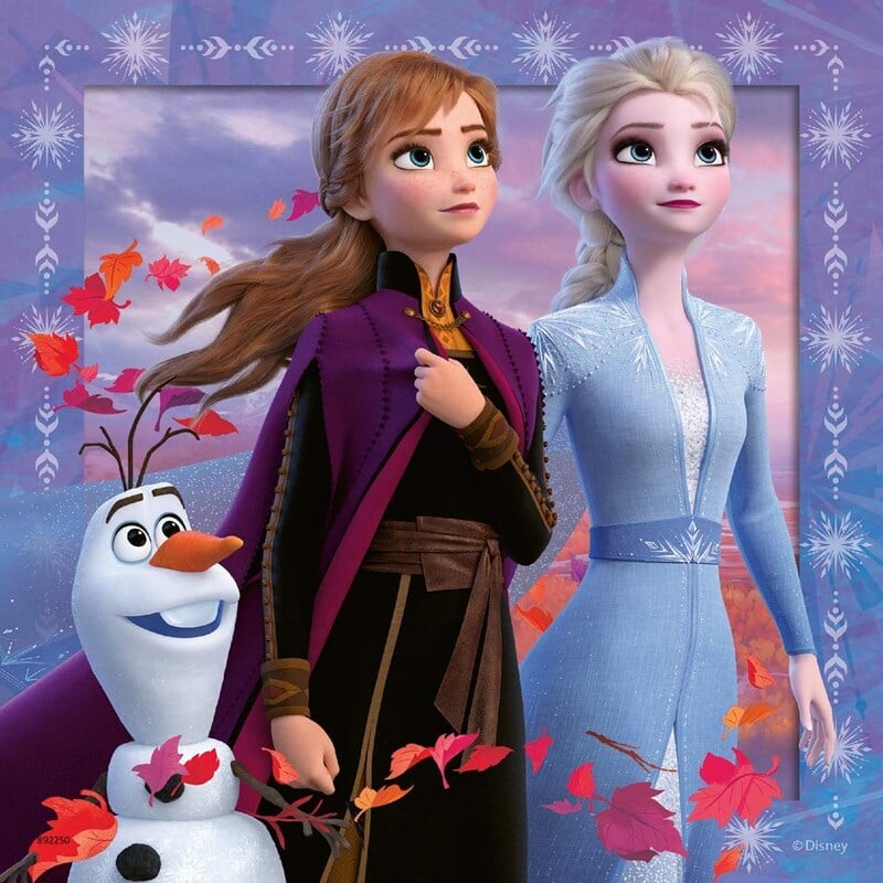 Frost Puslespil - Disney Frost 2 - 3X49 Brikker - Ravensburger