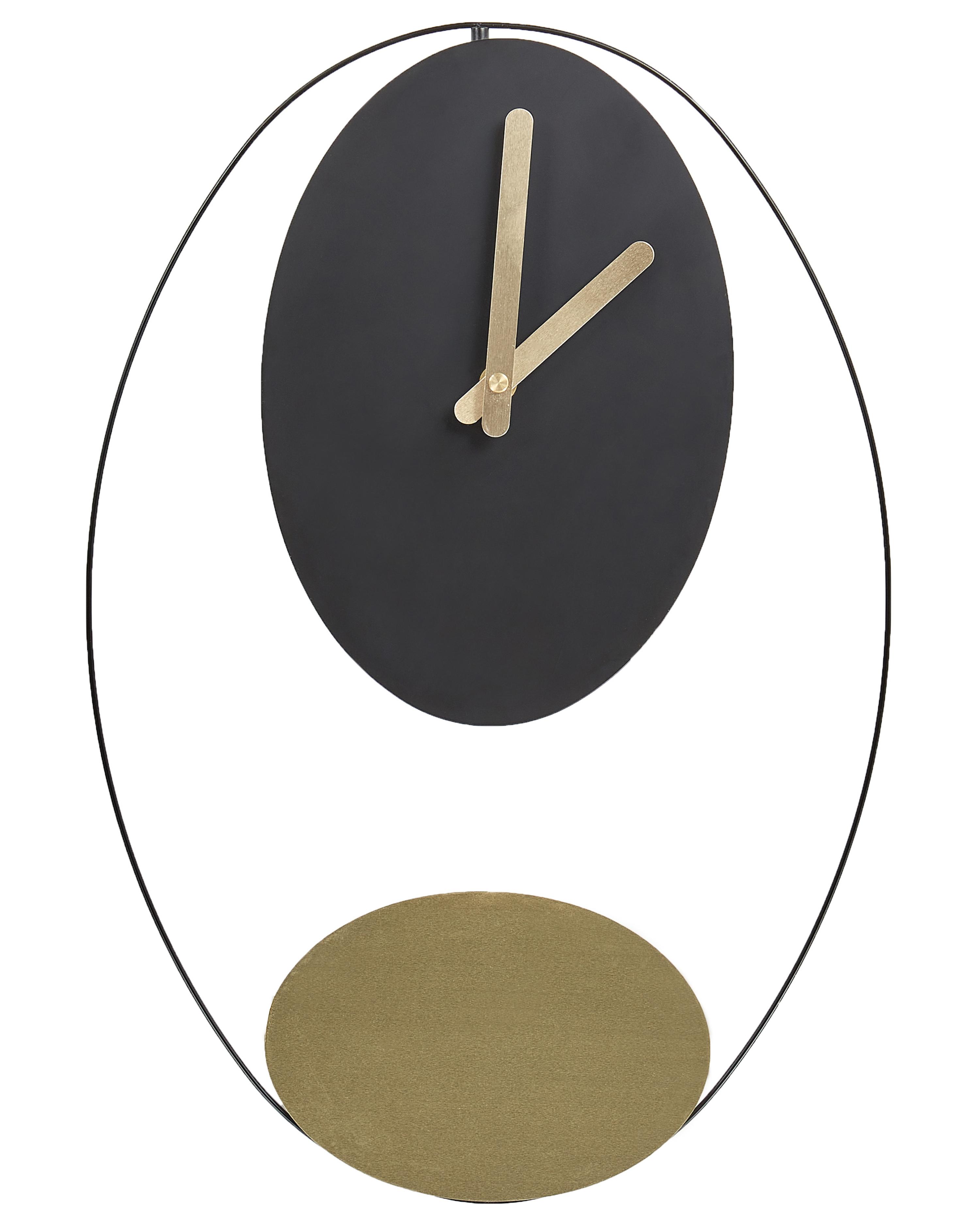 Wandklok MANIGOD 32 cm Metaal Zwart