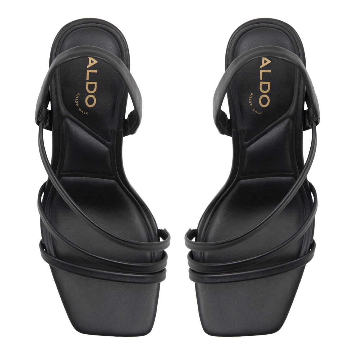 ALDO-Atlanticus-l-Sandales à lanières - Talon bloc - Noir