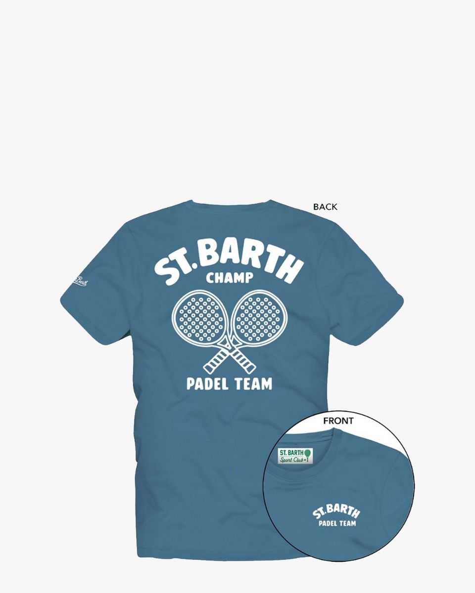 MC2 Saint Barth Padel Team Petrol Heren T-Shirt