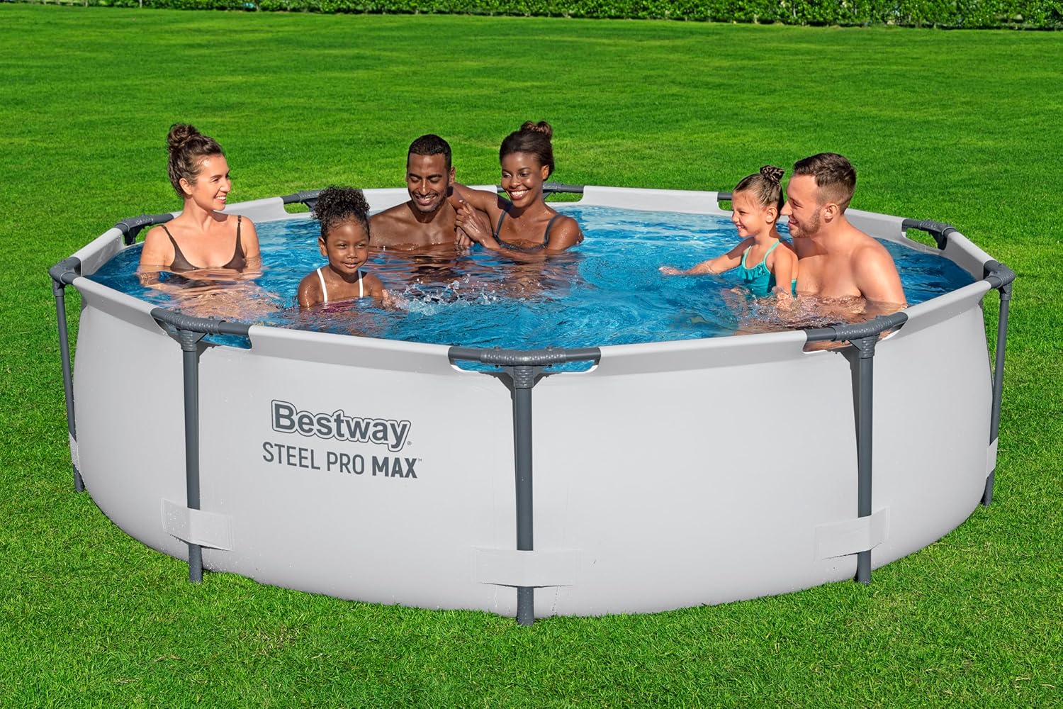 Bestway Steel Pro Max Frame Pool, rund, ohne Zubehör 305 x 76 cm