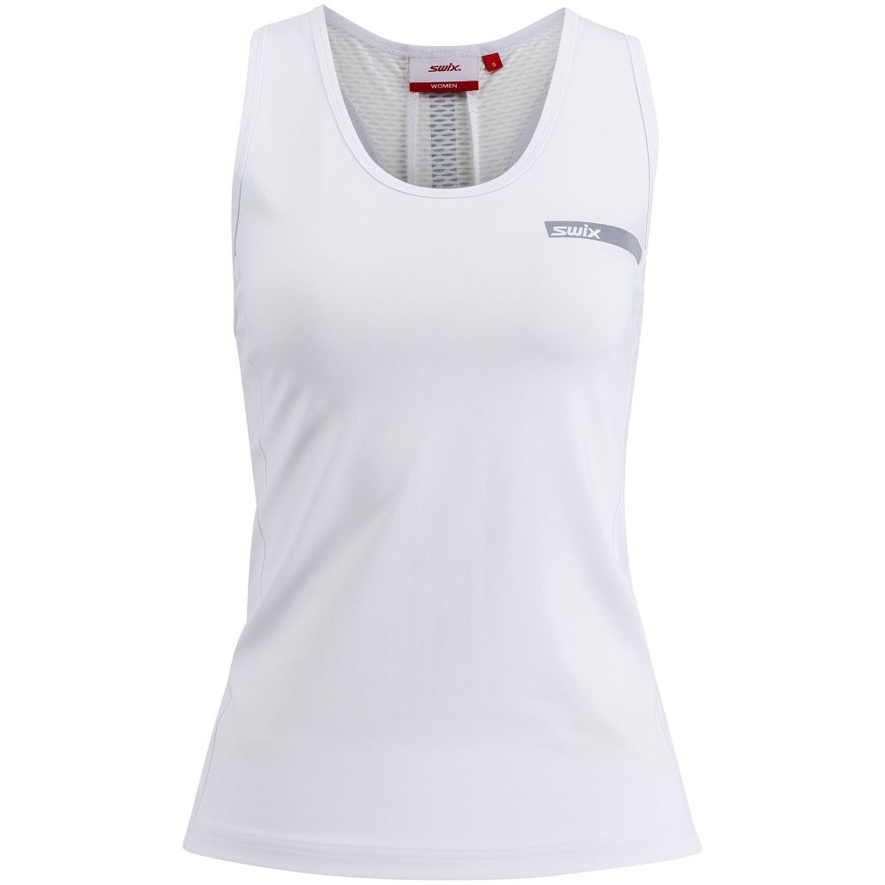 Swix Roadline Singlet Womens Bright White
