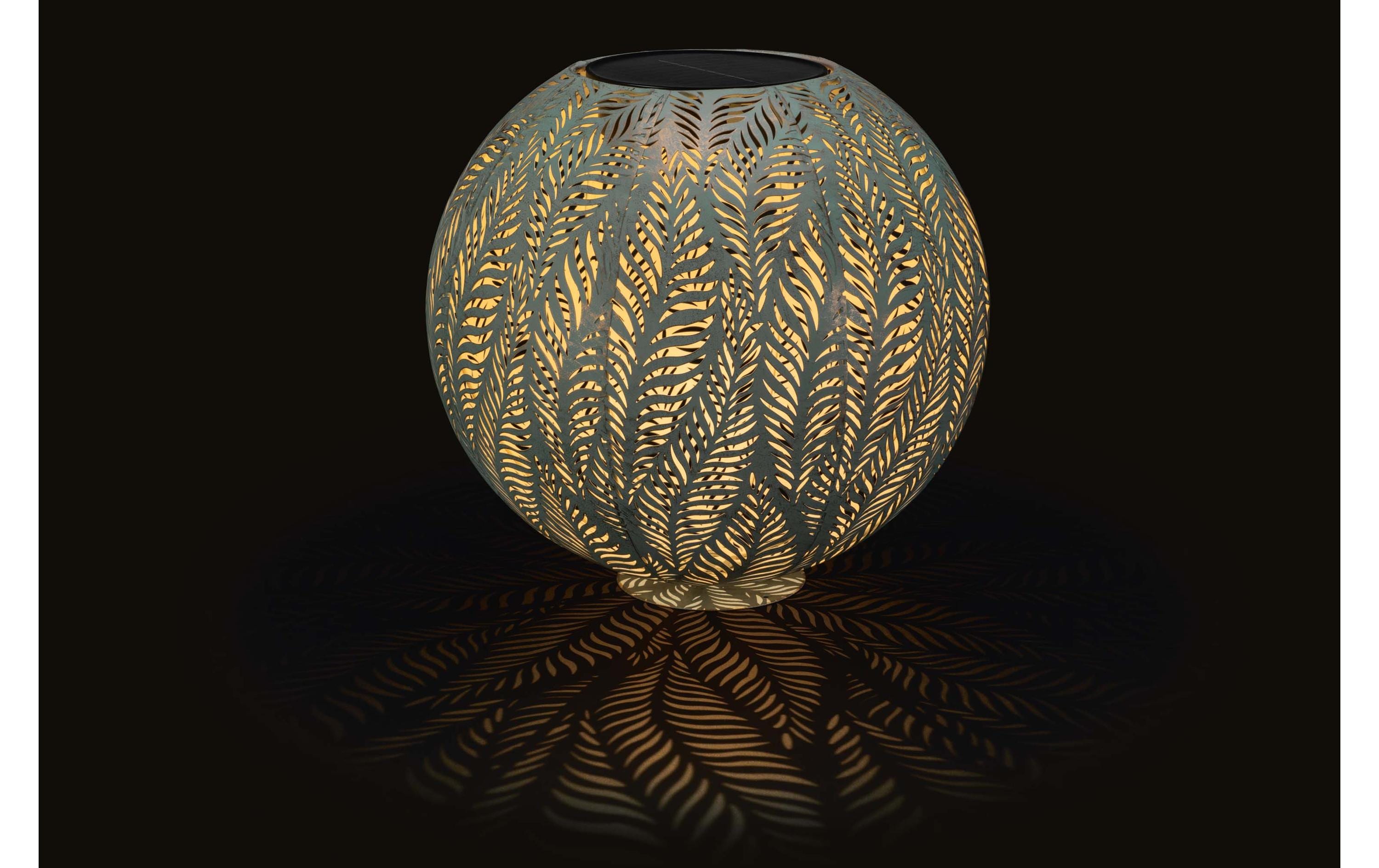 Windlicht Solar Antic Ball Lara, Ø 30 cm, MintSolarleuchte zum Aufstellen