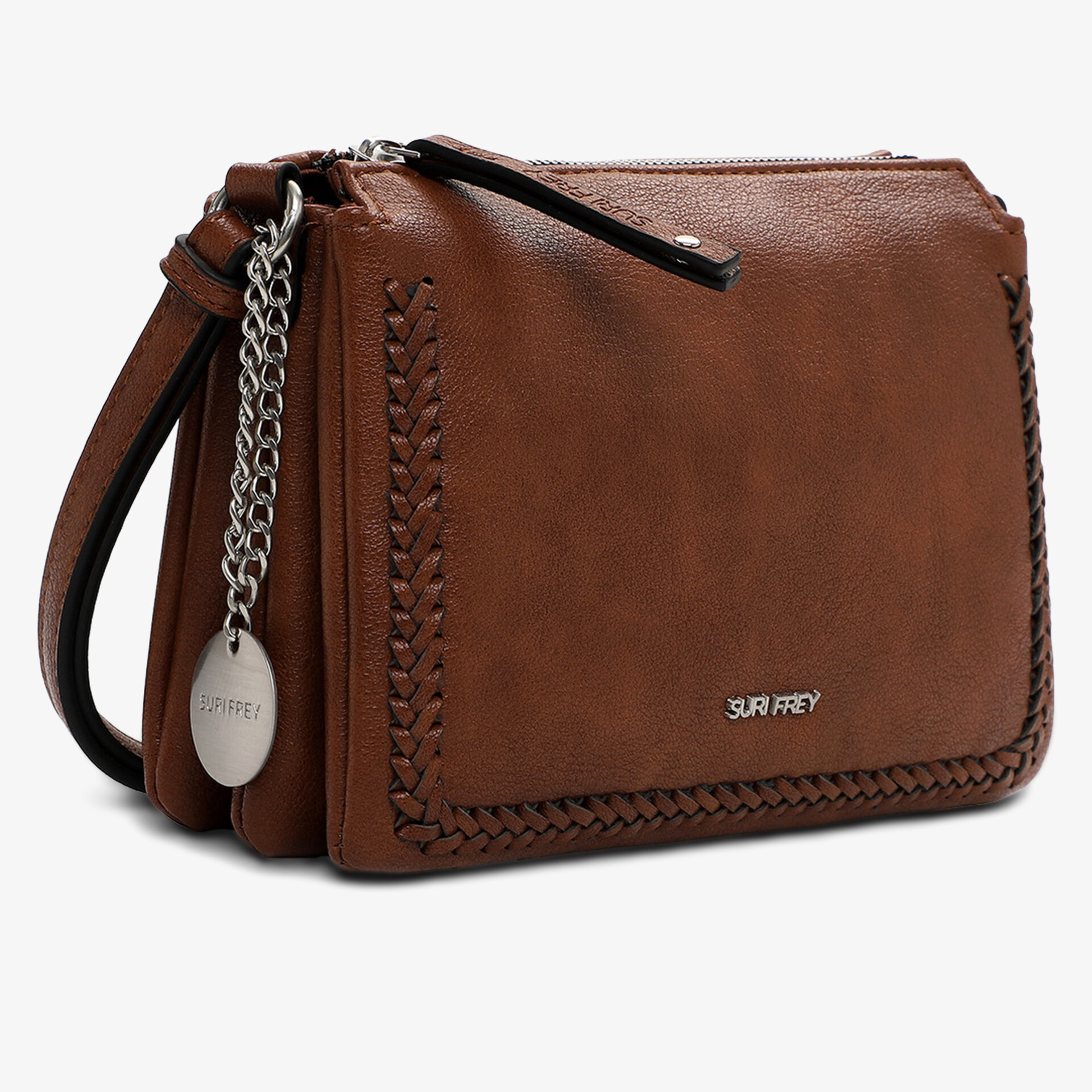 SURI FREY Damen Handtasche cognac