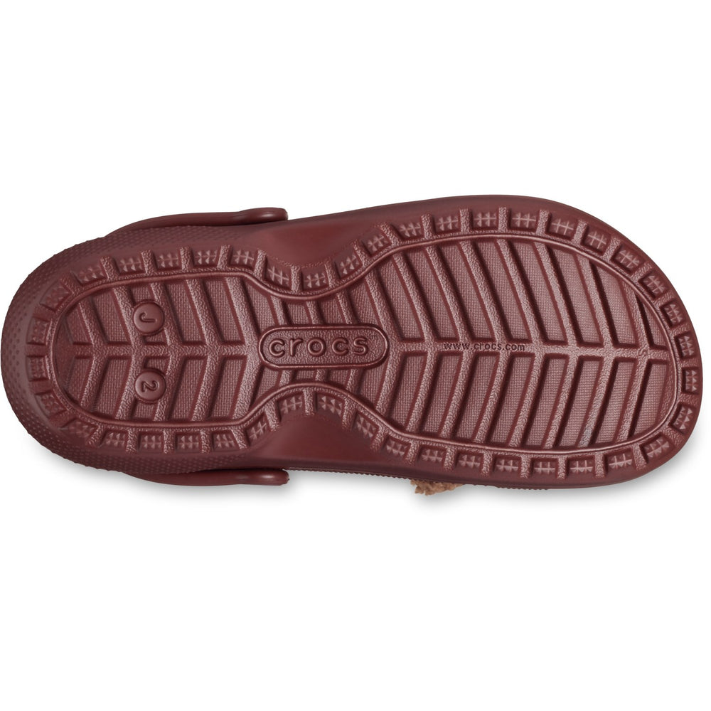 Køb Crocs Dark Clay Classic Lined IAM Brown Bear Clog K